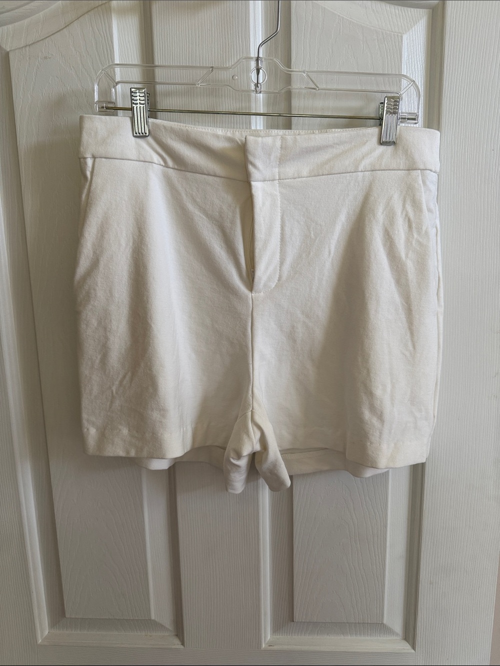 🌸 Fifteen Twenty: Off-white High-Waist Tailored Shorts